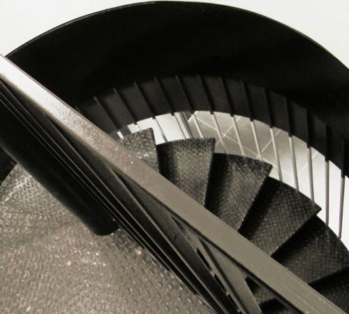 Metal Spiral Staircase Metal Parapet